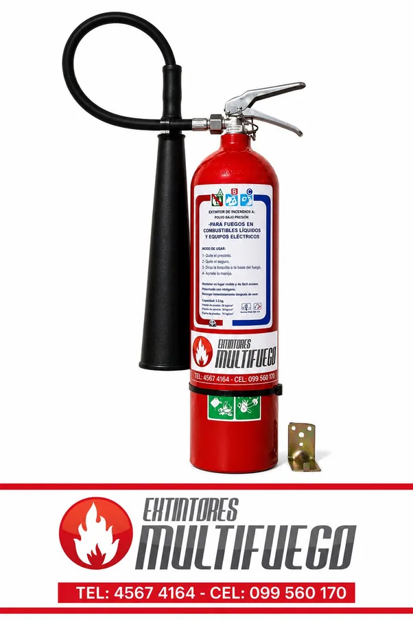 Extintor CO₂ 3,5 kg Multifuego