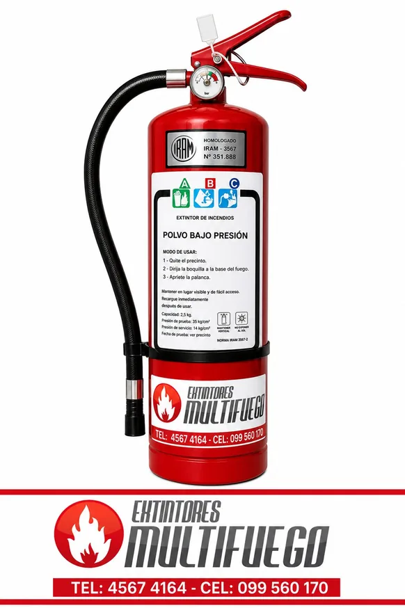 Extintor Polvo ABC Multifuego